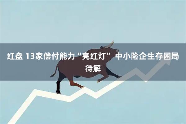 红盘 13家偿付能力“亮红灯” 中小险企生存困局待解